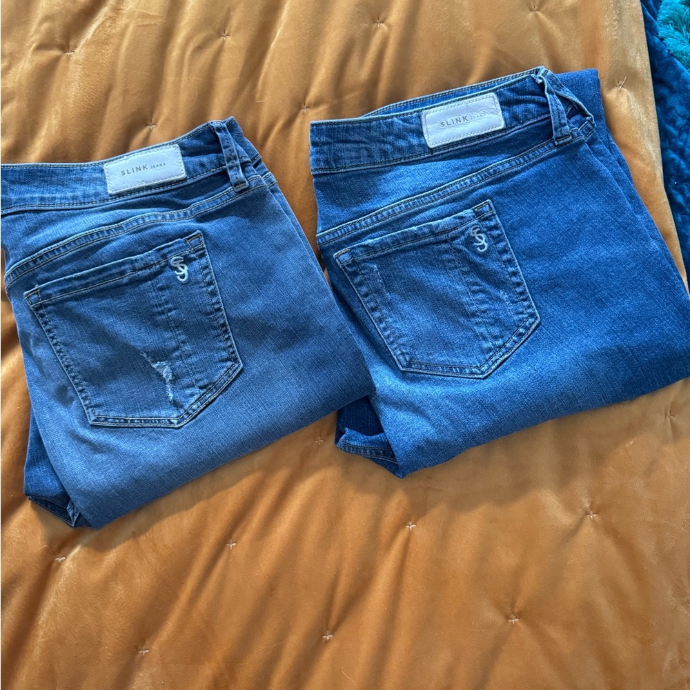 Women’s SLINK Curvy jeans Lot of 2 pair